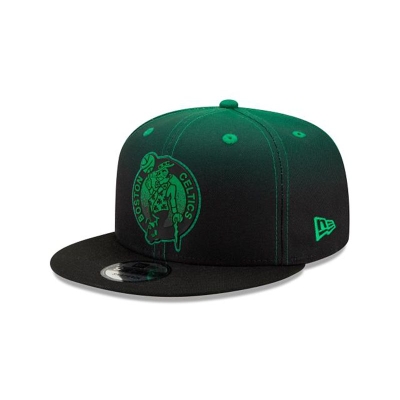 Boston Celtics Gorra | New Era NBA Back Half 9fifty Snapback Cap Mexico - Verdes